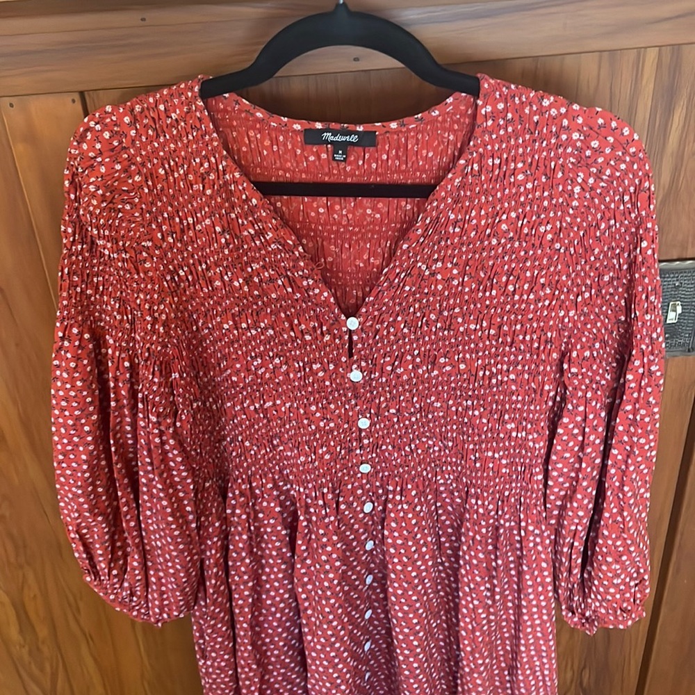 Floral Madewell buttoned dress